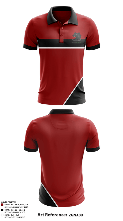 Forest Park Middle School 8551443 Short Sleeve Performance Polo - 1