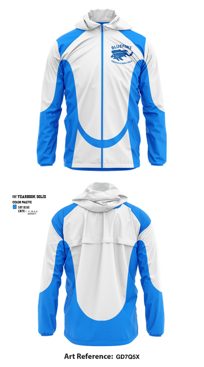 Foothills Area YMCA Swimming 18108135 Windbreaker - 1