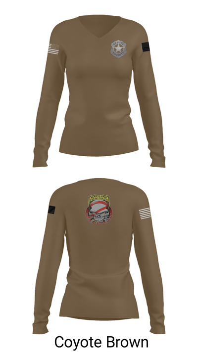 Deputy 71188083 Women's Long Sleeve V-neck Shirt - 15