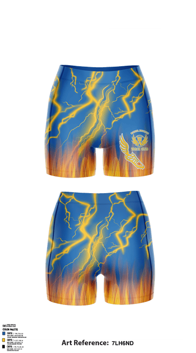 Wichita Track & Field 7301134 Women's Compression Shorts - 3