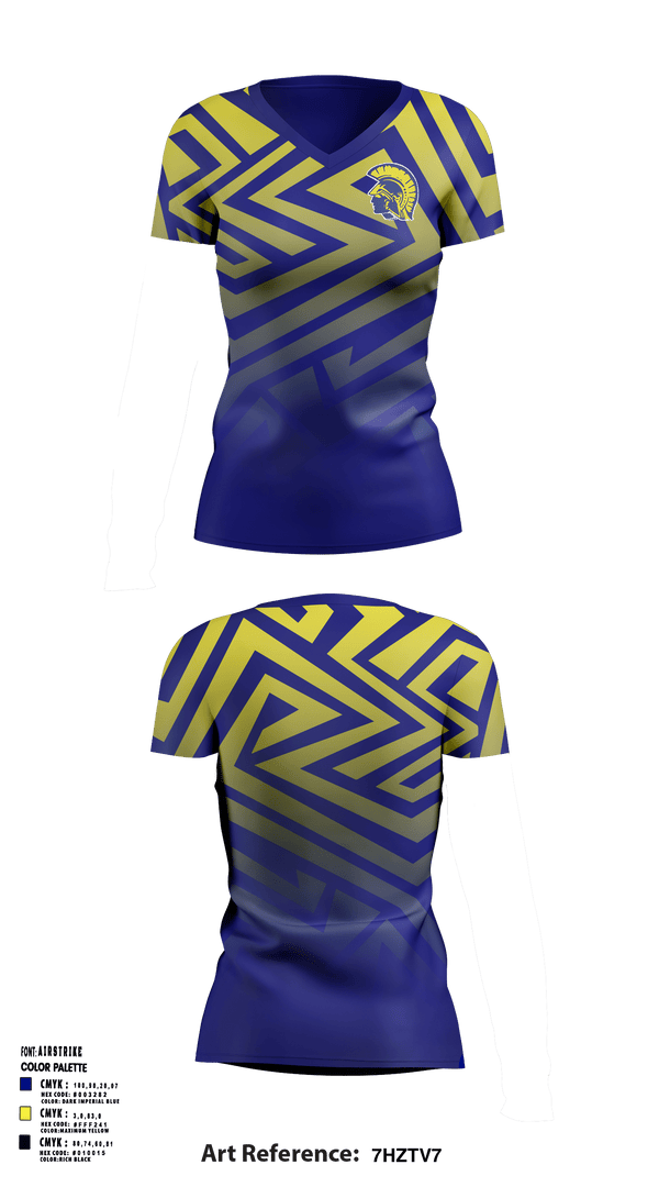 Women's Short Sleeve Vneck Shirt, East Middle School, Spirit Store, Teamtime, Team time, sublimation, custom sports apparel, team uniforms, spirit wear, spiritwear, sports uniforms, custom shirts, team store, custom team store, fundraiser sports, apparel fundraiser