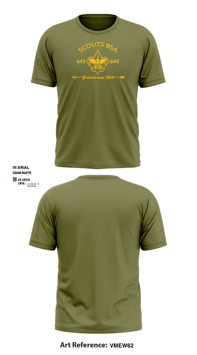 BSA Scouts 30546872 Short Sleeve Performance Shirt - 2