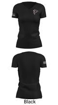 Douglas County West Community School Cross Country 47472409 Women's Short Sleeve V-neck Shirt - 15