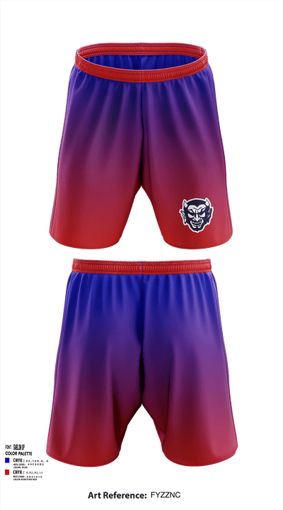 Devils Rejects 90222466 Athletic Shorts With Pockets - 1