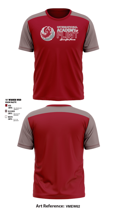 International Academy of Flint 66238925 Short Sleeve Performance Shirt - 1