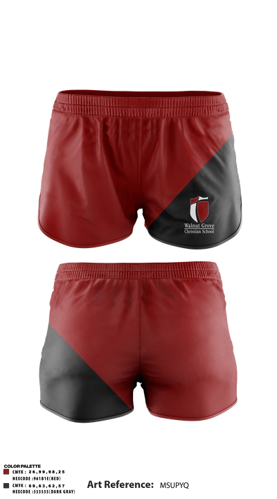 Walnut Grove Christian School 44391212 Track Shorts - 3