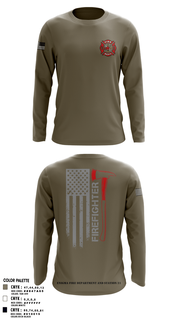 Long Sleeve Performance Shirt, enigma, station 21, Fire Department, Teamtime, Team time, sublimation, custom sports apparel, team uniforms, spirit wear, spiritwear, sports uniforms, custom shirts, team store, custom team store, fundraiser sports, apparel fundraiser
