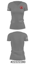 Oak-Land Middle School Cross Country 84378074 Women's Short Sleeve V-neck Shirt - 17