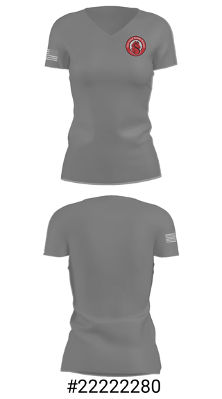 Women's Short Sleeve Vneck Shirt, Oak-Land Middle School Cross Country, Cross Country, Teamtime, Team time, sublimation, custom sports apparel, team uniforms, spirit wear, spiritwear, sports uniforms, custom shirts, team store, custom team store, fundraiser sports, apparel fundraiser