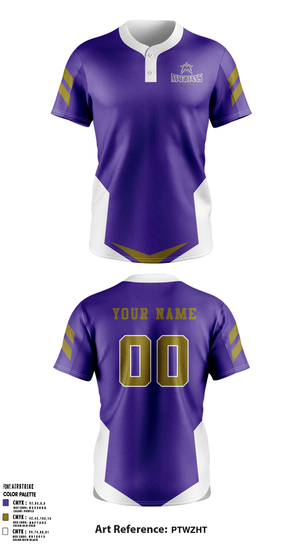 Two Button Softball Jersey, LeMoyne-Owen College Softball, Softball, Teamtime, Team time, sublimation, custom sports apparel, team uniforms, spirit wear, spiritwear, sports uniforms, custom shirts, team store, custom team store, fundraiser sports, apparel fundraiser