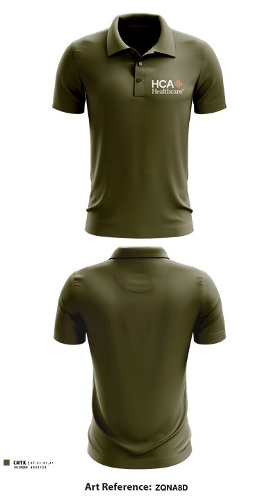 HCA HEALTHCARE 97224522 Short Sleeve Performance Polo - 2