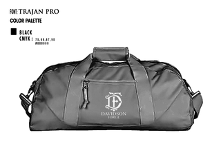 Duffle Bag, Davidson Forge, , Teamtime, Team time, sublimation, custom sports apparel, team uniforms, spirit wear, spiritwear, sports uniforms, custom shirts, team store, custom team store, fundraiser sports, apparel fundraiser
