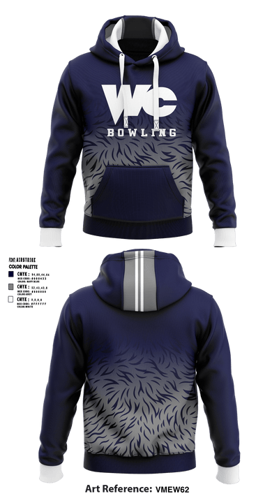 West Clermont High School Bowling 76436925 Hoodie - 1
