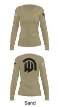 Waxahachie Recruiting Station 82503072 Women's Long Sleeve V-neck Shirt - 41