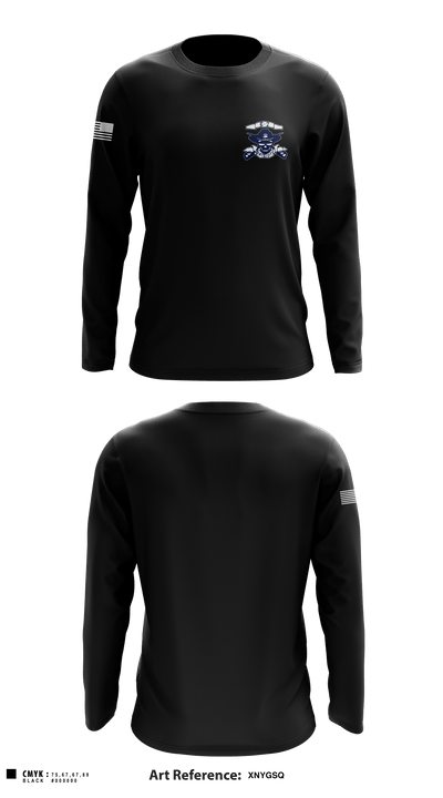 B2 PATRIOTS 76477514 Long Sleeve Performance Shirt - 1
