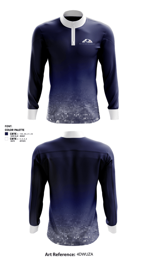 Quarter Zip Jacket, Rivertree Academy, Spirit Store, Teamtime, Team time, sublimation, custom sports apparel, team uniforms, spirit wear, spiritwear, sports uniforms, custom shirts, team store, custom team store, fundraiser sports, apparel fundraiser