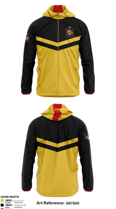 Winfield High School Cheer 92551370 Windbreaker - 1