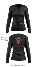 A CO 309th MI BN 82109621 Women's Long Sleeve V-neck Shirt - 6