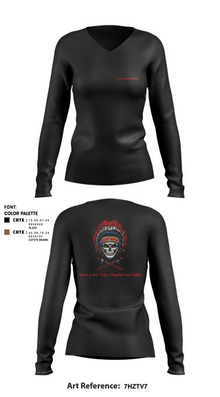 Women's Long Sleeve Vneck Shirt, B Co 309th MI BN, Army, Teamtime, Team time, sublimation, custom sports apparel, team uniforms, spirit wear, spiritwear, sports uniforms, custom shirts, team store, custom team store, fundraiser sports, apparel fundraiser