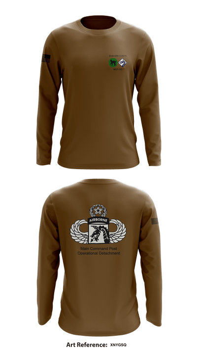 MCPOD-XVIII ABN CORPS 34488688 Long Sleeve Performance Shirt - 3