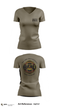 LITTLE ROCK AFB - FIRE 45184704 Women's Short Sleeve V-neck Shirt - 9