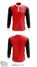 Spencerville Middle School Baseball 93404028 Quarter Zip Jacket - 1