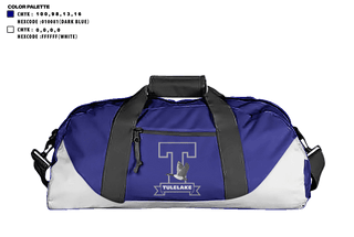 Duffle Bag, Tulelake High School, Spirit Store, Teamtime, Team time, sublimation, custom sports apparel, team uniforms, spirit wear, spiritwear, sports uniforms, custom shirts, team store, custom team store, fundraiser sports, apparel fundraiser