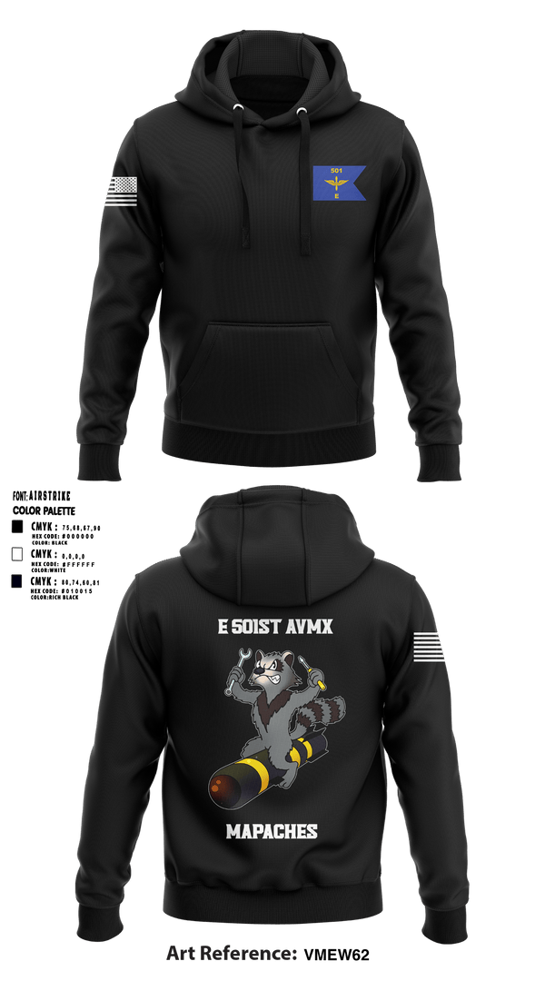 Hoodie, E 501st 1 AD, CAB AVMX, Army, Teamtime, Team time, sublimation, custom sports apparel, team uniforms, spirit wear, spiritwear, sports uniforms, custom shirts, team store, custom team store, fundraiser sports, apparel fundraiser