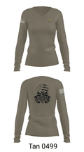 439th CEX 72519259 Women's Long Sleeve V-neck Shirt - 41