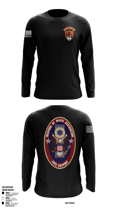 24th WMD-CST 54674045 Long Sleeve Performance Shirt - 1