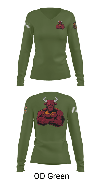514 CES 37511137 Women's Long Sleeve V-neck Shirt - 36