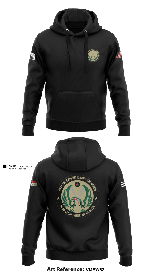 Hoodie, 443 AES, Air Force, Teamtime, Team time, sublimation, custom sports apparel, team uniforms, spirit wear, spiritwear, sports uniforms, custom shirts, team store, custom team store, fundraiser sports, apparel fundraiser