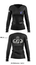 MCPOD-XVIII ABN CORPS 34488688 Women's Long Sleeve V-neck Shirt - 6