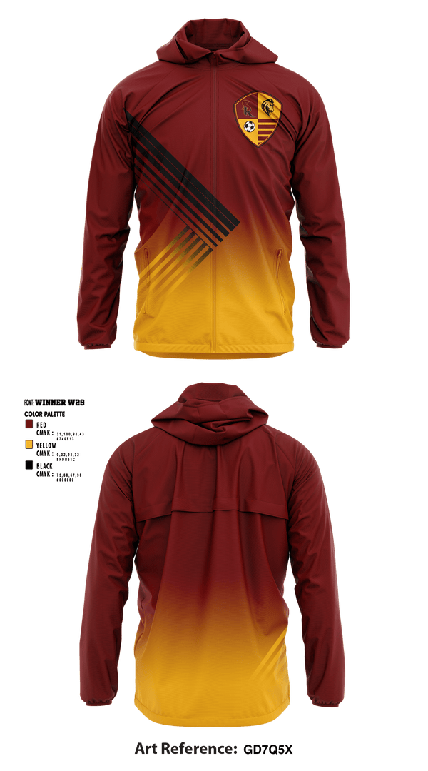 Windbreaker, Shadow Ridge High School Soccer, Men's Soccer, Teamtime, Team time, sublimation, custom sports apparel, team uniforms, spirit wear, spiritwear, sports uniforms, custom shirts, team store, custom team store, fundraiser sports, apparel fundraiser