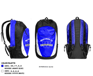 Gear Bag, Wahconah Regional High School Cross Country, Cross Country, Teamtime, Team time, sublimation, custom sports apparel, team uniforms, spirit wear, spiritwear, sports uniforms, custom shirts, team store, custom team store, fundraiser sports, apparel fundraiser