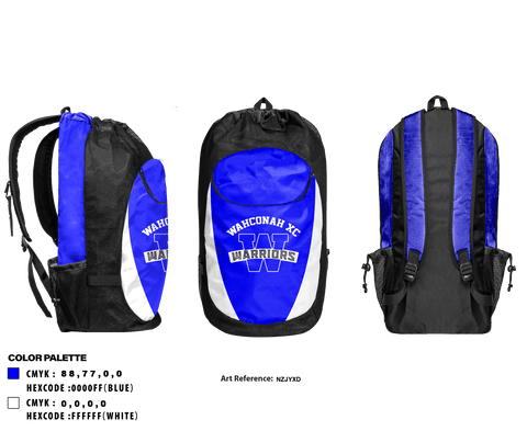 Gear Bag, Wahconah Regional High School Cross Country, Cross Country, Teamtime, Team time, sublimation, custom sports apparel, team uniforms, spirit wear, spiritwear, sports uniforms, custom shirts, team store, custom team store, fundraiser sports, apparel fundraiser