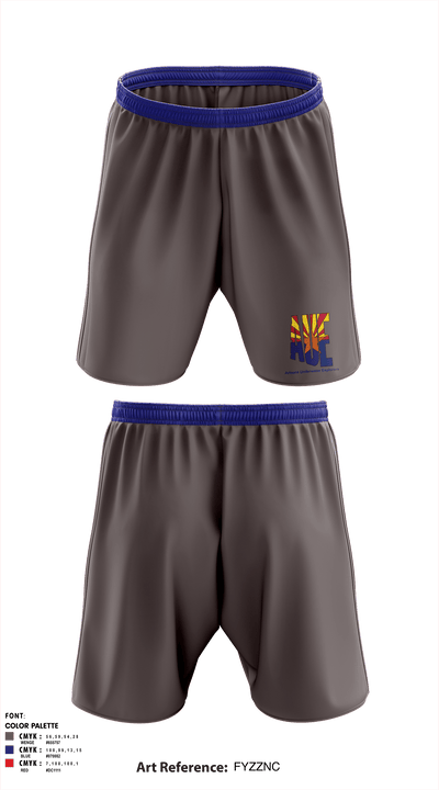 Arizona Underwater Explorers 38101763 Athletic Shorts With Pockets - 1