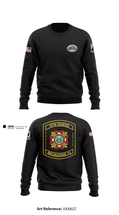 VFW Post 8191 13144984 Crew Neck Sweatshirt - 3
