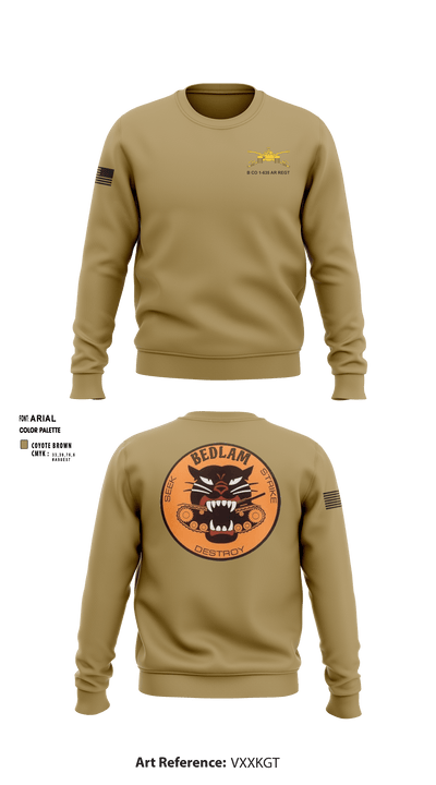 HHC 1-635TH AR 81955696 Crew Neck Sweatshirt - 3