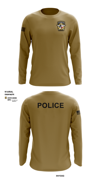 Jacksboro Police Department 19640406 Long Sleeve Performance Shirt - 2