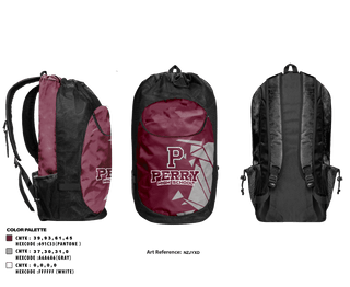 Gear Bag, Perry High School, Spirit Store, Teamtime, Team time, sublimation, custom sports apparel, team uniforms, spirit wear, spiritwear, sports uniforms, custom shirts, team store, custom team store, fundraiser sports, apparel fundraiser