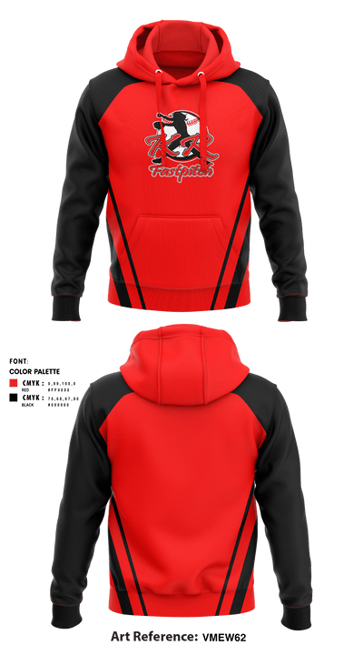 KR Fastpitch 10u 74513825 Hoodie - 1