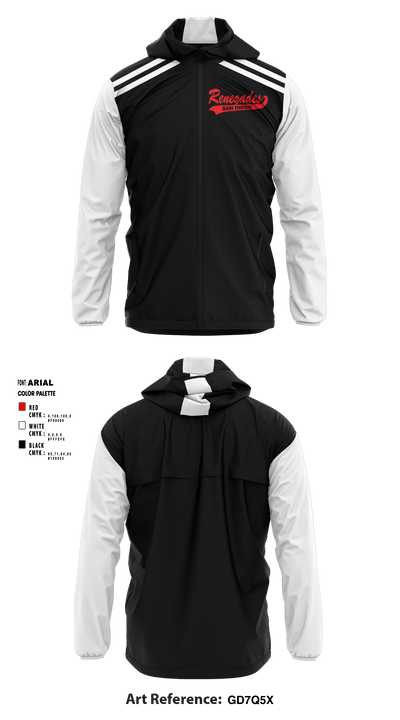 San Diego Renegades 57590019 Windbreaker - 2