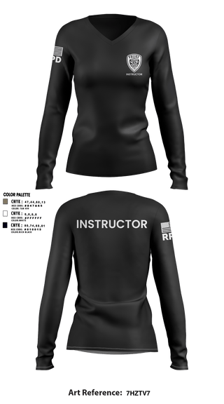 Women's Long Sleeve Vneck Shirt, Richmond Police, Police, Teamtime, Team time, sublimation, custom sports apparel, team uniforms, spirit wear, spiritwear, sports uniforms, custom shirts, team store, custom team store, fundraiser sports, apparel fundraiser