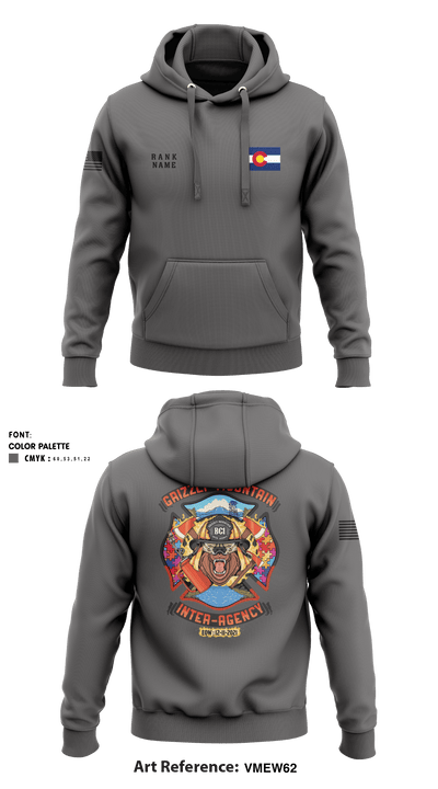 TERRACOTTA WILDLAND CREW 59814356 Hoodie - 3