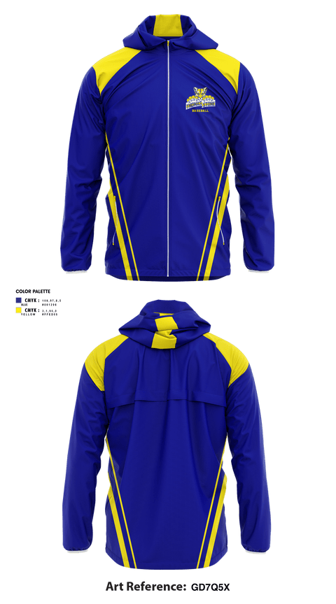 Windbreaker, THOMAS STONE COUGARS Baseball, Baseball, Teamtime, Team time, sublimation, custom sports apparel, team uniforms, spirit wear, spiritwear, sports uniforms, custom shirts, team store, custom team store, fundraiser sports, apparel fundraiser