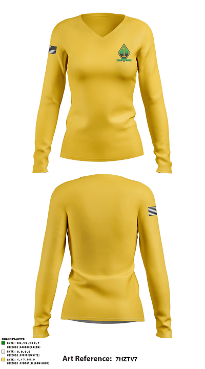 Independent Hose Company 69606225 Women's Long Sleeve V-neck Shirt - 3
