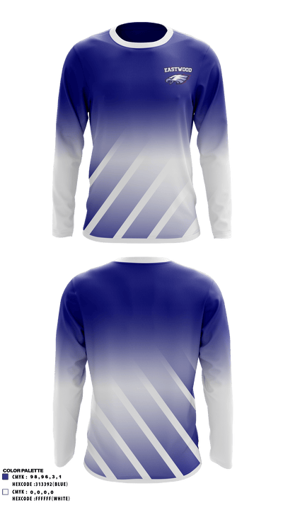 Eastwood High School Soccer 39662382 Long Sleeve Performance Shirt - 1
