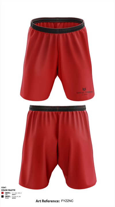 Royal Vision 13618350 Athletic Shorts With Pockets - 1