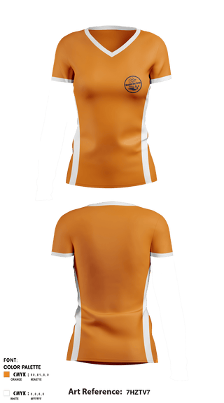 Women's Short Sleeve Vneck Shirt, Mosholu Day Camp, Spirit Store, Teamtime, Team time, sublimation, custom sports apparel, team uniforms, spirit wear, spiritwear, sports uniforms, custom shirts, team store, custom team store, fundraiser sports, apparel fundraiser